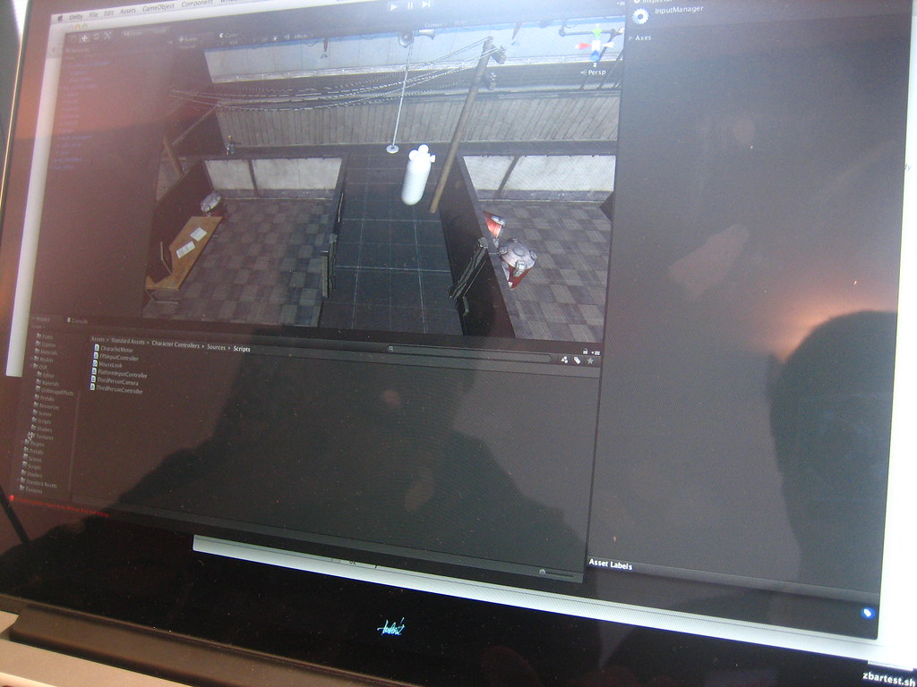 Code editor open on a computer screen